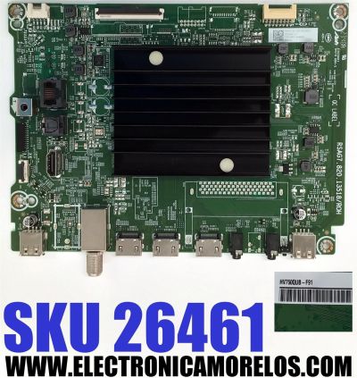 MAIN PARA TV HISENSE 4K·UHD·HDR ((VIDAA)) / NUMERO DE PARTE 401912 / RSAG7.820.13518/ROH / 346889 / 75A51HUA / E303981 / PANEL HD750H1U72-T0L4K1\GM\MCKD3A\ROH / DISPLAY HV750QUB-F91 / MODELO 75A6N