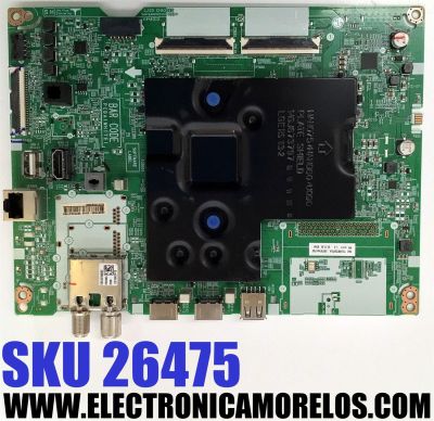MAIN PARA TV LG 4K·UHD·HDR ((SMART TV)) / NUMERO DE PARTE EBT67441702 / EAX70043605 / 67441702 / EAX70043605(1.0) / PANEL NC750TQG-ABKHG / DISPLAY HV750QUB-F9E / MODELO 75UR8750PSA / 75UR8750PSA.BWMFLKR