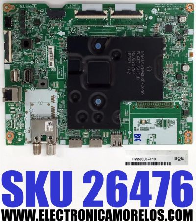 MAIN PARA TV LG ORIGINAL 4K UHD HDR SMART TV / NUMERO DE PARTE EBU67372304 / EAX70043604 / 67372304 / EAX70043604(1.0) / PANEL NC550TQG-ABKHC / DISPLAY HV550QUB-F1D / MODELO 55UR7800PSB / 55UR7800PSB.BWMFLJM