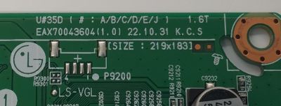 MAIN PARA TV LG ORIGINAL 4K UHD HDR SMART TV / NUMERO DE PARTE EBU67372304 / EAX70043604 / 67372304 / EAX70043604(1.0) / PANEL NC550TQG-ABKHC / DISPLAY HV550QUB-F1D / MODELO 55UR7800PSB / 55UR7800PSB.BWMFLJM - Imagen 3