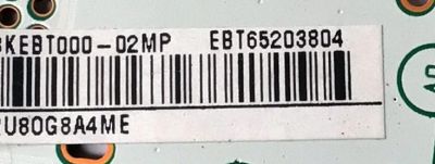 MAIN PARA TV LG 4K·UHD·HDR ((SMART TV)) / NUMERO DE PARTE EBT65203804 / EAX67872805 / 65203804 / 64713501 / 86311701 / SUTITUTAS EBU64751704 / EBT65203803 / PANEL NC750GQE / LC750DQY (SL)(M1) / MODELOS 75UK6570 / 75UK6570PUB.AUSWLOR / 75UK6570PUB.BUSWLOR - Imagen 3
