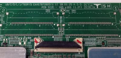 MAIN PARA TV LG 4K·UHD·HDR ((SMART TV)) / NUMERO DE PARTE EBT65203804 / EAX67872805 / 65203804 / 64713501 / 86311701 / SUTITUTAS EBU64751704 / EBT65203803 / PANEL NC750GQE / LC750DQY (SL)(M1) / MODELOS 75UK6570 / 75UK6570PUB.AUSWLOR / 75UK6570PUB.BUSWLOR - Imagen 2