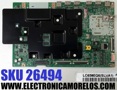 MAIN PARA TV LG NANOCELL 4K·UHD·HDR ((SMART TV)) / NUMERO DE PARTE EBT66120205 / EAX68766003 / 66120205 / EAX68766003(1.0) / PANEL HC650DQB-SLUAB-2143 / DISPLAY LC650EQ6 (SL)(A1) / MODELO 65SM9500PUA / 65SM9500PUA.BUSYLJR