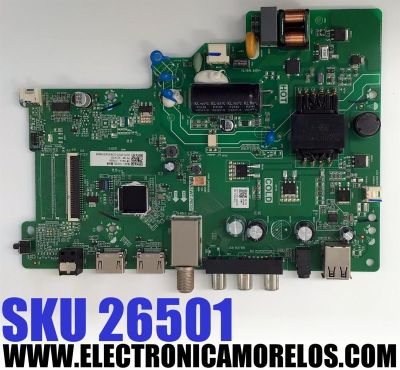 MAIN FUENTE ((COMBO)) PARA TV HISENSE HD ((VIDAA)) / NUMERO DE PARTE 210506 / TP.V53WT.PB701 / 287275 / 32A22EU / PT320AT02-3 / PANEL JHD315H1H61-T0L1B1\S0\GM\ROH / MODELO 32A4KV