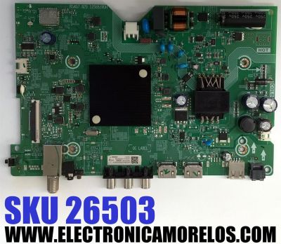 MAIN FUENTE ((COMBO)) PARA TV HD ((VIDAA)) / NUMERO DE PARTE 349232 / RSAG7.820.12588/ROH / 349233 / 32A35HUV(0003) / 32A35HUV / PANEL JHD315H1H61-T0L1B1\S0\GM\ROH / MODELO 32A4KV