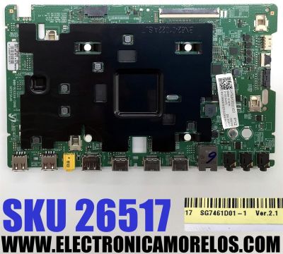 MAIN PARA TV/MONITOR COMERCIAL SAMSUNG 4K·UHD·HDR / NUMERO DE PARTE BN94-18167H / BN41-03157A / PONTUS-ML_QMC / BN97-20755X / BN97-20754A / BN9418167H / PANEL CY-NC075HGHVYH / DISPLAY SG7461D01-1 VER.2.1 / 51787A / MODELO LH75QMCE / LH75QMCEBGCXGO CA01