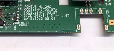 MAIN PARA TV/MONITOR COMERCIAL SAMSUNG 4K·UHD·HDR / NUMERO DE PARTE BN94-18167H / BN41-03157A / PONTUS-ML_QMC / BN97-20755X / BN97-20754A / BN9418167H / PANEL CY-NC075HGHVYH / DISPLAY SG7461D01-1 VER.2.1 / 51787A / MODELO LH75QMCE / LH75QMCEBGCXGO CA01 - Imagen 3