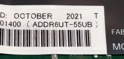 MAIN PARA TV PHILIPS 4K·UHD·HDR ((ROKU TV)) / NUMERO DE PARTE ADDR701Z / BAC7R0G0201 Z / ADDR6UT-55UB / BAC7R0G0201Z / DDR7 / E019E2862AA / PANEL UCFR3XT / DISPLAY HV550QUB-F70 REV.2.0 / MODELO 55PFL4756/F7 / 55PFL4756/F7 ME3 - Imagen 4
