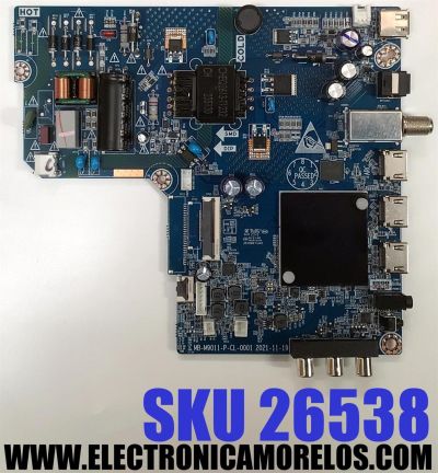 MAIN FUENTE COMBO ORIGINAL PARA TV DAEWOO ROKU TV / NUMERO DE PARTE MB-M9011-P-CL-0001 / MBA-RKM9011-FC-A0004 / 31V31AR / 2E08615A0 / PANEL C400Y21-G5 / DISPLAY V400HJ9-PE1 REV.C4 / MODELO DAW40FR