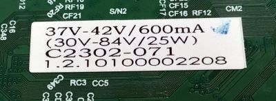 MAIN FUENTE ((COMBO)) PARA TV EVL ((VIDAA)) / NUMERO DE PARTE TPD.MT9602.PB801 / C2302-071 / 1.2.10100002208 / A230310268 / 1286700 / PANEL T320XVN02.H / MODELO 32EVLSM - Imagen 5