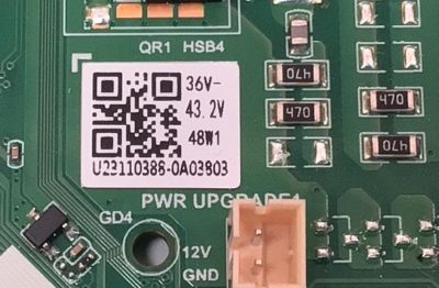 MAIN FUENTE ((COMBO)) PARA TV SHARP ((ROKU TV)) / NUMERO DE PARTE TPD.SK318CL.PB751 / 9011-240038-TQ20133K-CVTE9011ARA0-U02984 / U23110386-0A03803 / P02EE03590906B / PANEL K320WDGF / DISPLAY CV320H2-F01 REV:03 / MODELO 2T-C32EF8UR - Imagen 4
