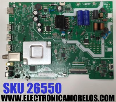 MAIN FUENTE COMBO PARA TV TCL ORIGINAL FHD ROKU TV / NUMERO DE PARTE 30800-001169 / 40-MR16K5-MPB2HG / 11602-501011 / 30801-001162 / V8-MR16K01-LF / MR16K5 / GNB003462A / PANEL LVF430NDEL KS9W27 V4 / DISPLAY PT430CT06-1 VER.1.0 / MODELO 43S310R