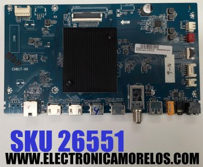 MAIN PARA TV PHILIPS ((ANDROID TV)) / NUMERO DE PARTE SVSMTR1702-MA200CK / CV817-VH / V8-MR17K01-LFV1415 / MDMA8012567-02218 / PANEL LVU650CSDX E0365 / DISPLAY ST6451D06-03 VER.2.1 / MODELO 65PUL7973/F7