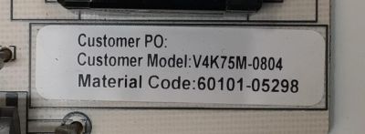 FUENTE DE PODER ORIGINAL PARA TV VIZIO / NUMERO DE PARTE 60101-05298 / SHG6501B-116E / SHG7501A-116E / SHG7501A-116E2 / 25-DT1474-X2P1 / PANEL BOEI750WQ1 / DISPLAY HV750QUB-F91 / MODELOS V4K75M-0804 / V4K75C-0804 - Imagen 3