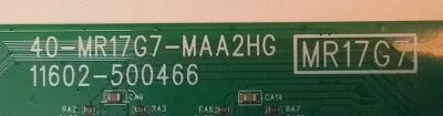 MAIN PARA TV TCL 4K·UHD·HDR ((ROKU TV)) / NUMERO DE PARTE 30800-000895 / 40-MR17G7-MAA2HG / 30801-000869 / 11602-500466 / MR17G7 / V8-MR17K001-LF / NMH000042A / PANEL HK850WLEDM-JH25H / DISPLAY PT850GT01-4 VER.1.0 / MODELOS 85S410R / 85S450R - Imagen 2