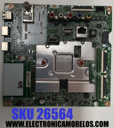 MAIN PARA TV LG ((SMART TV)) / NUMERO DE PARTE EBT66491102 / EAX69083603(1.0) / 66491102 / EAX69083603 / PANEL NC550DGG-AAGPA / DISPLAY LC550DGJ(SL)(A2) / MODELO 55UN7100PUA / 55UN7100PUA.BWMWLKR