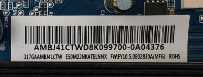 MAIN PARA TV ONN 4K·UHD·HDR ((ROKU TV)) / NUMERO DE PARTE 317GAAMBJ41CTW / CV817-KH / 7.T817KH220000.0F2 / 0405DDCB7F2D / E50M22NKATELNNX / PANEL TPT500WR-DJ7QE1.N REV:SD1AB / DISPLAY V500DJ7-QE1 REV.D2 / MODELO 100012585 (50") - Imagen 3