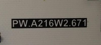 FUENTE DE PODER PARA TV VIZIO / NUMERO DE PARTE 60101-04711 / PW.A216W2.671 / 4300186035 / A22101164-0A01666 / PANEL BOEI650WQ1 / DISPLAY HV650QUB-F70 REV.2.0 / MODELO V655M-K04 / V655M-K04 LBSFM9LY - Imagen 3