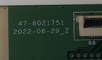 T-CON PARA TV SONY / NUMERO DE PARTE 44-97721980 / 44-9772198O / 47-6021751 / L433059A_11 / 44-97721980A / PANEL BOEI550WQ1 / DISPLAY HV550QUB-F1L / MODELO KD-55X77CL / KD55X77CL - Imagen 3