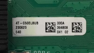 MAIN PARA TV SHARP 4K·UHD·HDR ((ROKU TV)) / NUMERO DE PARTE 4T-C50EL8UB / 9010T10E / 47R1110 / 4704-MT9010-A3233W01 / 4T-C50EL8UB 330A / PANEL K500WDGF / DISPLAY CV500U5-T01 REV:01 / MODELO 4T-C50EL8UB - Imagen 3