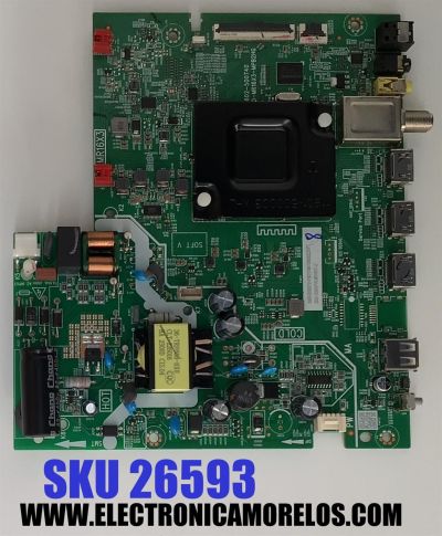 MAIN-FUENTE  PARA TV TCL HD·SMART TV / NUMERO DE PARTE 30800-000680 / 40-MR16X3-MPB2HG / 11602-500740 / MR16X3 / 30801-000649 / V8-MR16K01-LF / GNB002237AT / PANEL LVW320NDEL KS9W04 / DISPLAY PT320AT02-6 VER.1.0 / MODELO 32S331