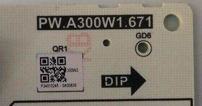 FUENTE DE PODER PARA TV VIZIO / NUMERO DE PARTE 60101-05107 / PW.A300W1.671 / 4300273751 / P24010245-0A00639 / PANEL BOEI650WQ1 / DISPLAY HV650QUB-E72 REV.2.0 / MODELO VQP65C-84 - Imagen 3