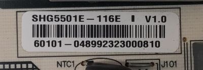 FUENTE DE PODER PARA TV VIZIO / NUMERO DE PARTE 60101-04899 / SHG5501E-116E / 25-DT1432-X2P1 / CQC14134104969 / PANEL BOEI550WQ1 / DISPLAY HV550QUB-F70 REV.2.0 / MODELO M55Q6-L4 / M55Q6-L4 LBSFN8GZ - Imagen 4