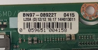 MAIN PARA TV SAMSUNG / NUMERO DE PARTE BN94-08192P / BN41-02157B / BN97-08922T / BN9408192P / PARTE SUSTITUTA BN94-08061M / MODELO UN46H7150 / UN46H7150AFXZA US02 - Imagen 3