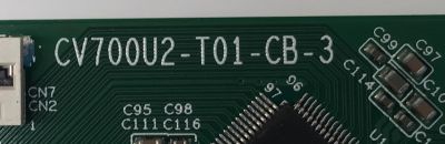T-CON PARA TV HISENSE ORIGINAL / NUMERO DE PARTE E3CCBB700016 / CV700U2-T01-CB-3 / CV700U2-T01 / E3CCBB7000160T1TX / C17104SS0018F A / PANEL HD700X1U91-L1 / DISPLAY CV700U2-T01 REV:03 / MODELOS 70A6G3 / 70A6H - Imagen 4