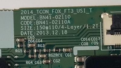 T-CON PARA TV SAMSUNG / NUMERO DE PARTE BN95-01308B / BN41-02110A / BN97-07973C / BN41-02110 / PANEL LSF400HF06-G01 / MODELO UN40H6400AGXZD - Imagen 2