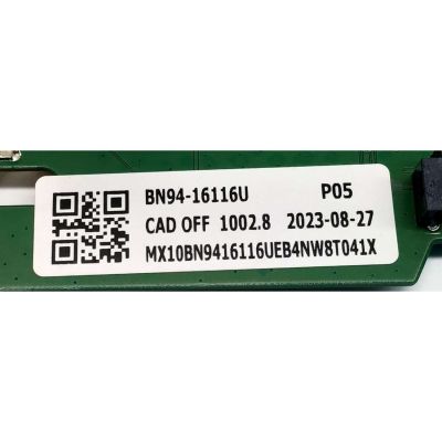 MAIN ORIGINAL PARA TV SAMSUNG 4K UHD HDR SMART TV / NUMERO DE PARTE BN94-16116U / BN41-02751C / BN97-17445K / BN9416116U / DZFH2326 / BN41-02751C-000 / PANEL CY-BT055HGHVLH / DISPLAY ST5461D16-3 V2.2 / BN96-52598B / MODELO UN55TU690 / UN55TU690TFXZA C427 - Imagen 3