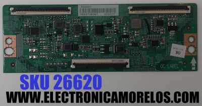 T-CON PARA TV HISENSE / NUMERO DE PARTE 326027 / RSAG7.820.12360/ROH / RSAG7.820.12360/ROH VER.A / 4DE45028A / TG237J83QT / PANEL HD650Y1U76-T0L2\S0\GM\ROH / DISPLAY HV650QUB-F71 / MODELO 65A6HX