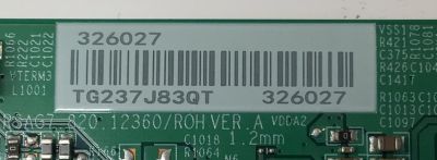T-CON PARA TV HISENSE / NUMERO DE PARTE 326027 / RSAG7.820.12360/ROH / RSAG7.820.12360/ROH VER.A / 4DE45028A / TG237J83QT / PANEL HD650Y1U76-T0L2\S0\GM\ROH / DISPLAY HV650QUB-F71 / MODELO 65A6HX - Imagen 2