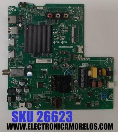 MAIN FUENTE ((COMBO)) PARA TV HISENSE FULL·HD ((ANDROID TV)) / NUMERO DE PARTE 36275-253997 / TP.MS6683TPB753 / A19072781-0A00339 / 40E5600EU / C08ACD9EF80A / 190530 / M192785 / PANEL JHD396V1F01-TXL1 / MODELO 40H5590F