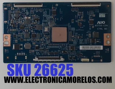 T-CON ORIGINAL PARA TV SONY / NUMERO DE PARTE 5565T55C01 / 65T55-C0A / CTRL BD / 55.65T55.C01 / PANEL T650QVF06.6 / DISPLAY T650QVN07.0 / MODELO KD-65X750F / KD65X750F