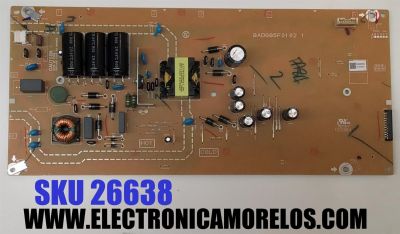 FUENTE DE PODER PARA TV PHILIPS / NUMERO DE PARTE AFA84021 / BADG85F0102 1 / P000029622 / PANEL UCF8DXT-G078 / DISPLAY HV650QUB-F72 REV.1.0 / MODELO 65PUL6553 / 65PUL6553/F7