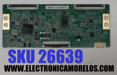 T-CON PARA TV PHILIPS / NUMERO DE PARTE 44-9772131B / 47_6021760_V01 / 4L001081 / HV650QUBF72 / 100387643C0499C / PANEL UCF8DXT-G078 / DISPLAY HV650QUB-F72 REV.1.0 / MODELO 65PUL6553 / 65PUL6553/F7