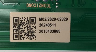 T-CON PARA TV ONN / NUMERO DE PARTE 513C6571M02 / TV6571-ZC26-01(A) / 303C6571231 / 2E18372A0 / 20240511 / 2010133865 / M02/2629-02329 / DISPLAY HV650QUB-F71 / MODELO 100012587 (65") - Imagen 2