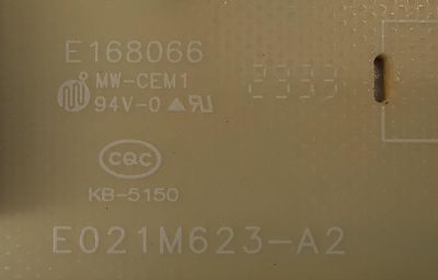 FUENTE DE PODER PARA TV ONN / NUMERO DE PARTE 514C5507M19A / TV5507-ZC02-02 / E021M623-A2 / M19A/2913-02217 / A12/2023090S / 2010122104 / DISPLAY ST6451D04-9 V2.1 / MODELO 100012587  /  65'' - Imagen 3
