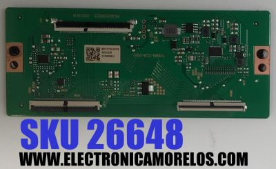T-CON ORIGINAL PARA TV ONN / NUMERO DE PARTE 513C55B0M21 / TV55B0-ZC26-01 / 303C55B0231 / TV55B0-ZC26-01(A) / PANEL ST6451D06-3 (V2.3) / DISPLAY ST6451D06-3 VER.2.3 / ST6451D06-3 VER.2.1 / MODELO 100012587 65 PULGADAS
