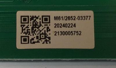 T-CON PARA TV ONN / NUMERO DE PARTE 513C50C0M61 / TV50C0-ZC26-01(B) / 303C50C0232 / M61/2652-03377 / 2130005752 / 20240224 / DISPLAY JR645R3HA3L / MODELO 100012587 (65") - Imagen 2
