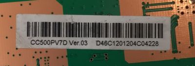 T-CON PARA TV JVC / NUMERO DE PARTE 513C4954M02 / CCPD_80PIN_GOA__UHD_MU V1.3 / CCPD_80PIN_G0A__UHD_MU V1.3 / 2E03562A0 / 20210118 / 1010477463 / DISPLAY CC500PV7D VER.03 / MODELOS LT-50MAW705 / 100012585 ((50'' PULGADAS)) - Imagen 3