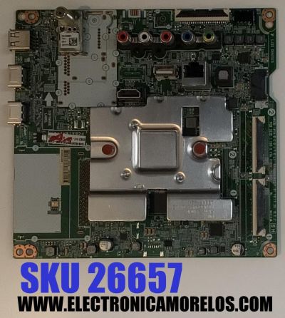 MAIN PARA TV LG 4K·UHD·HDR ((SMART TV)) / NUMERO DE PARTE EBT66491008 / EAX69083603 / EAX69083603(1.0) / 66491008 / 0KEBT000-00NS / PANEL LC550DGJ / DISPLAY LC550DGJ (SL)(A2) / MODELO 55UN7000PUB / 55UN7000PUB.BUSWLKR