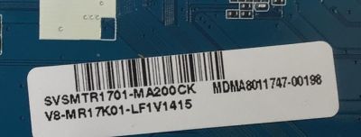 MAIN PARA TV PHILIPS 4K·UHD·HDR ((ROKU TV)) / NUMERO DE PARTE SVSMTR1701-MA200CK / CV817-NH / V8-MRT17K01-LF1V1415 / CQC23001375034 / P02EE08070192C / DISPLAY ST6451D06-3 VER.2.1 / MODELO 65PUL6673 / 65PUL6673/F7 - Imagen 2