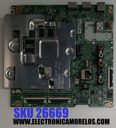 MAIN PARA TV LG 4K·UHD·HDR ((SMART TV)) / NUMERO DE PARTE EBU64506101 / EAX67146203 / EAX67146203 (1.1) / 64506101 / 8C1L00H4-0002 / XU83M2A306 / DISPLAY LC430DGJ (SK)(A4) / MODELO 43UJ6200 / 43UJ6200-UA / 43UJ6200-UA.BWMYLJM