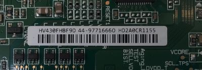 T-CON PARA TV LG / NUMERO DE PARTE 44-97716660 / 47-6021141 / HV430GHB-N1D / HV430FHBF9D / 44-9771666O / B03904EE0005C / PANEL NC430DUE-ABCHXC / DISPLAY HV430FHB-F9D / MODELO 43LM6300PUB / 43LM6300PUB.BWMGLJM - Imagen 3