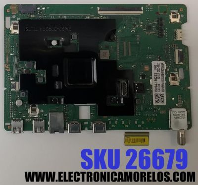 MAIN PARA TV SAMSUNG / NUMERO DE PARTE BN94-18026S / BN41-03114A / BN41-03114A-000 / DFVC2304 / BN97-20403F / W058C-E81A / PANEL CY-QC085HGCV1H / DISPLAY PT850GT01-1 VER.1.0 / MODELO QN85Q60CDFXZA XA01