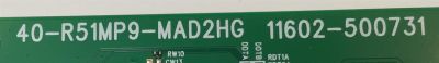 MAIN PARA TV TCL 4K·UHD·HDR ((GOOGLE TV)) / NUMERO DE PARTE 30800-000824 / 40-R51MP9-MAD2HG / 11602-500731 / R51MP9 / RT2851M / RT2851A / 30801-000798 / V8-R51MT08-LF / PANEL LVU650NDEL / DISPLAY ST6451D06-3 VER.2.1 / MODELO 65S450G - Imagen 3