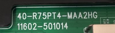 MAIN PARA TV TCL ORIGINAL 4K UHD HDR QLED GOOGLE TV / NUMERO DE PARTE 30800-001195 / 40-R75PT4-MAA2HG / 11602-501014 / R75PT4 / 30801-001191 / V8-R75PT01-LF / 19001227631 / 2E16321B0 1-1 / PANEL LVU650NDJL / DISPLAY ST6451D06-3 VER.2.1 / MODELO 65Q671G - Imagen 3
