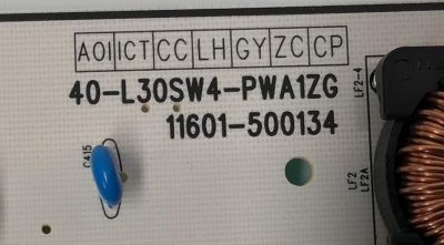 FUENTE DE PODER PARA TV TCL / NUMERO DE PARTE 30805-000447 / 40-L30SW4-PWA1ZG / 11601-500134 / 20240402 / 20371094 / 371094 / PANEL LVU650NDJL / DISPLAY ST6451D06-3 VER.2.1 / MODELO 65Q671G - Imagen 2